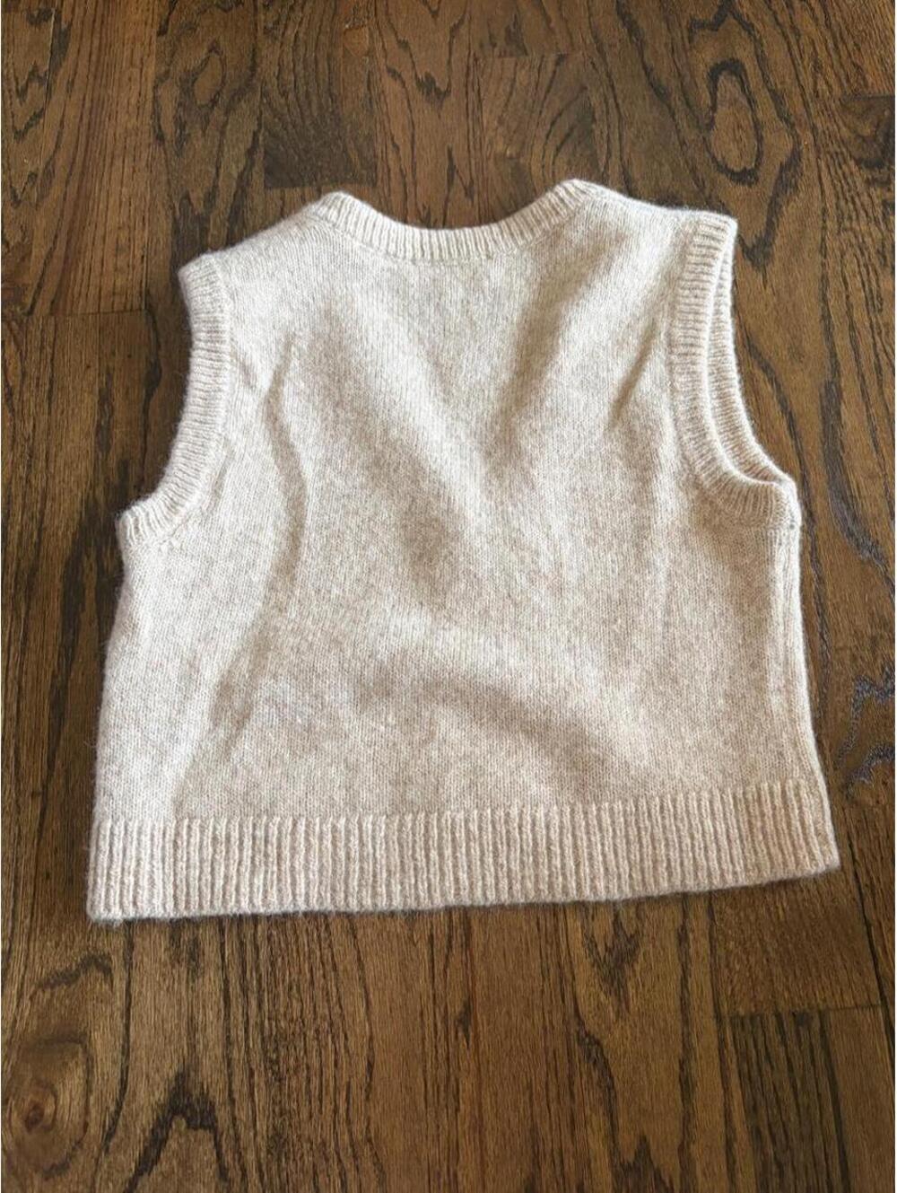 Sézane cream knit vest - Picture 4 of 4